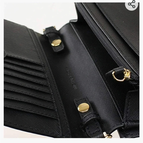 MICHAEL KORS Jet Set Travel Medium Saffiano Leather Smartphone Crossbody Bag - Picture 3 of 4